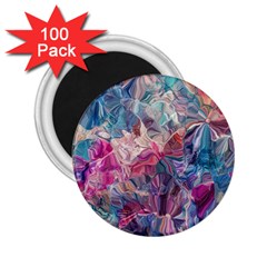 Blue Blend 2 25  Magnets (100 Pack)  by kaleidomarblingart