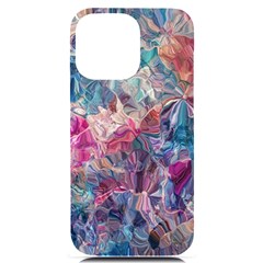 Blue Blend Iphone 14 Pro Max Black Uv Print Case by kaleidomarblingart