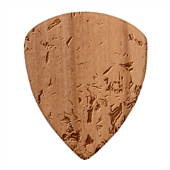 Blue Blend Wood Guitar Pick (set Of 10) by kaleidomarblingart