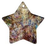 Mono Pour Blend  Star Ornament (Two Sides) Front