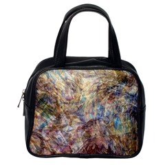 Mono Pour Blend  Classic Handbag (one Side) by kaleidomarblingart