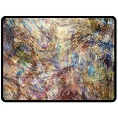 Mono Pour Blend  Two Sides Fleece Blanket (Large)