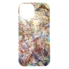 Mono Pour Blend  Iphone 15 Black Uv Print Pc Hardshell Case by kaleidomarblingart