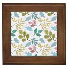 Leaf Pattern  Framed Tile