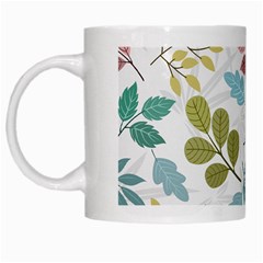 Leaf Pattern  White Mug by Safari