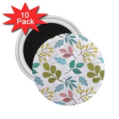 Leaf Pattern  2 25  Magnets (10 Pack) 