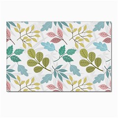 Leaf Pattern  Postcards 5  X 7  (pkg Of 10)