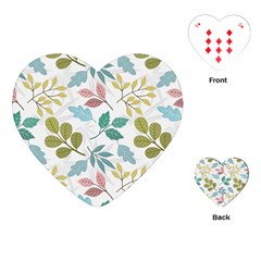 Leaf Pattern  Playing Cards Single Design (heart)