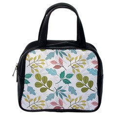 Leaf Pattern  Classic Handbag (one Side)