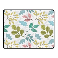 Leaf Pattern  Fleece Blanket (small)