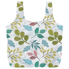 Leaf Pattern  Full Print Recycle Bag (xl)