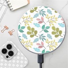 Leaf Pattern  Wireless Fast Charger(white) by Safari