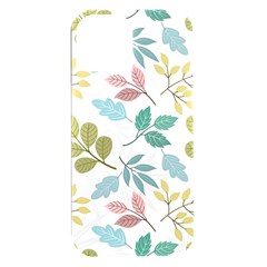 Leaf Pattern  Iphone 15 Plus Black Uv Print Pc Hardshell Case