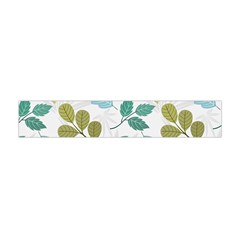 Leaf Seamless Pattern  Premium Plush Fleece Scarf (mini)