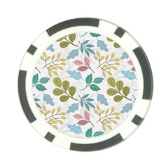 Leaf Seamless Pattern  Poker Chip Card Guard