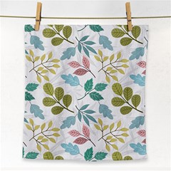 Leaf Seamless Pattern  Face Towel