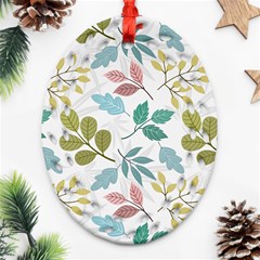 Leaf Seamless Pattern  Ornament (oval Filigree)