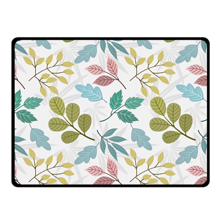 Leaf seamless pattern  Two Sides Fleece Blanket (Small)