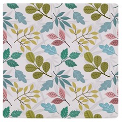 Leaf Seamless Pattern  Uv Print Square Tile Coaster  by Safari