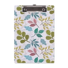 Leaf Seamless Pattern  A5 Acrylic Clipboard by Safari