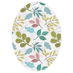 Leaf Seamless Pattern  Uv Print Acrylic Ornament Oval