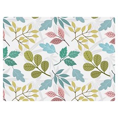 Leaf Seamless Pattern  Premium Plush Fleece Blanket (extra Small)