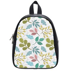 Leaf Seamless Pattern  School Bag (small) by Safari