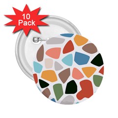 Shapes Seamless Pattern 2 25  Buttons (10 Pack)  by Safari