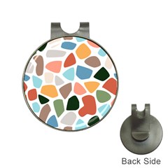 Shapes Seamless Pattern Hat Clips With Golf Markers by Safari