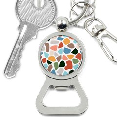 Shapes Seamless Pattern Bottle Opener Key Chain by Safari