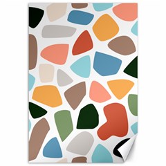 Shapes Seamless Pattern Canvas 12  X 18 