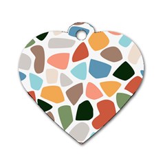 Shapes Seamless Pattern Dog Tag Heart (one Side) by Safari