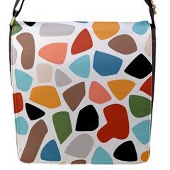 Shapes Seamless Pattern Flap Closure Messenger Bag (s) by Safari