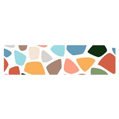 Shapes Seamless Pattern Oblong Satin Scarf (16  X 60 ) by Safari