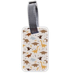 Seamless Dino Pattern Luggage Tag (one side)