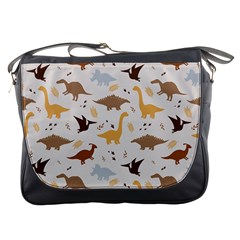 Seamless Dino Pattern Messenger Bag