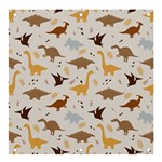 Seamless Dino Pattern Banner and Sign 4  x 4  Front