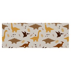 Seamless Dino Pattern Banner and Sign 8  x 3 