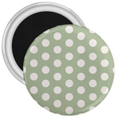 Polk Dots Seamless Pattern 3  Magnets by Safari