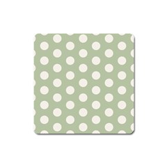 Polk Dots Seamless Pattern Square Magnet