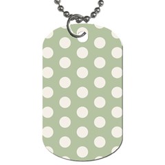 Polk Dots Seamless Pattern Dog Tag (one Side)