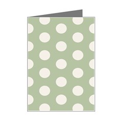 Polk Dots Seamless Pattern Mini Greeting Card