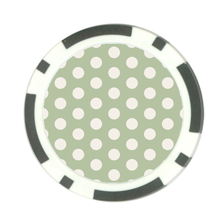 Polk Dots Seamless Pattern Poker Chip Card Guard