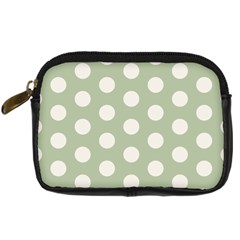 Polk Dots Seamless Pattern Digital Camera Leather Case