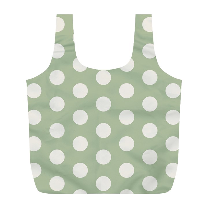 Polk Dots Seamless Pattern Full Print Recycle Bag (L)