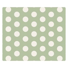 Polk Dots Seamless Pattern Two Sides Premium Plush Fleece Blanket (kids Size)