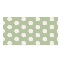 Polk Dots Seamless Pattern Satin Shawl 45  X 80 