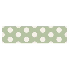 Polk Dots Seamless Pattern Oblong Satin Scarf (16  X 60 )