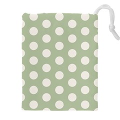 Polk Dots Seamless Pattern Drawstring Pouch (5xl) by Safari