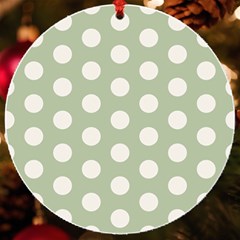 Polk Dots Seamless Pattern Uv Print Acrylic Ornament Round by Safari